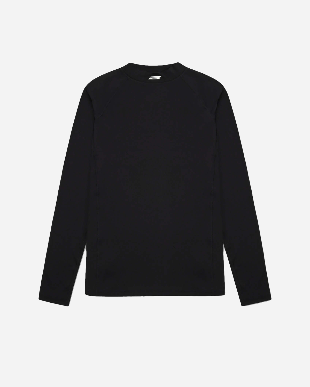 Men's Mock Neck Base Layer - Black Onyx