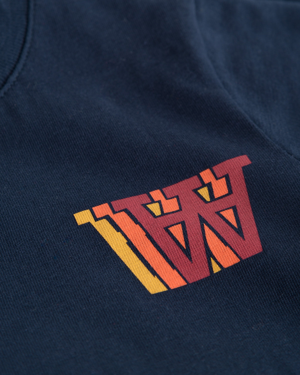 Ola Logo Junior T-Shirt - Navy - WOOD WOOD - Munkstore.dk