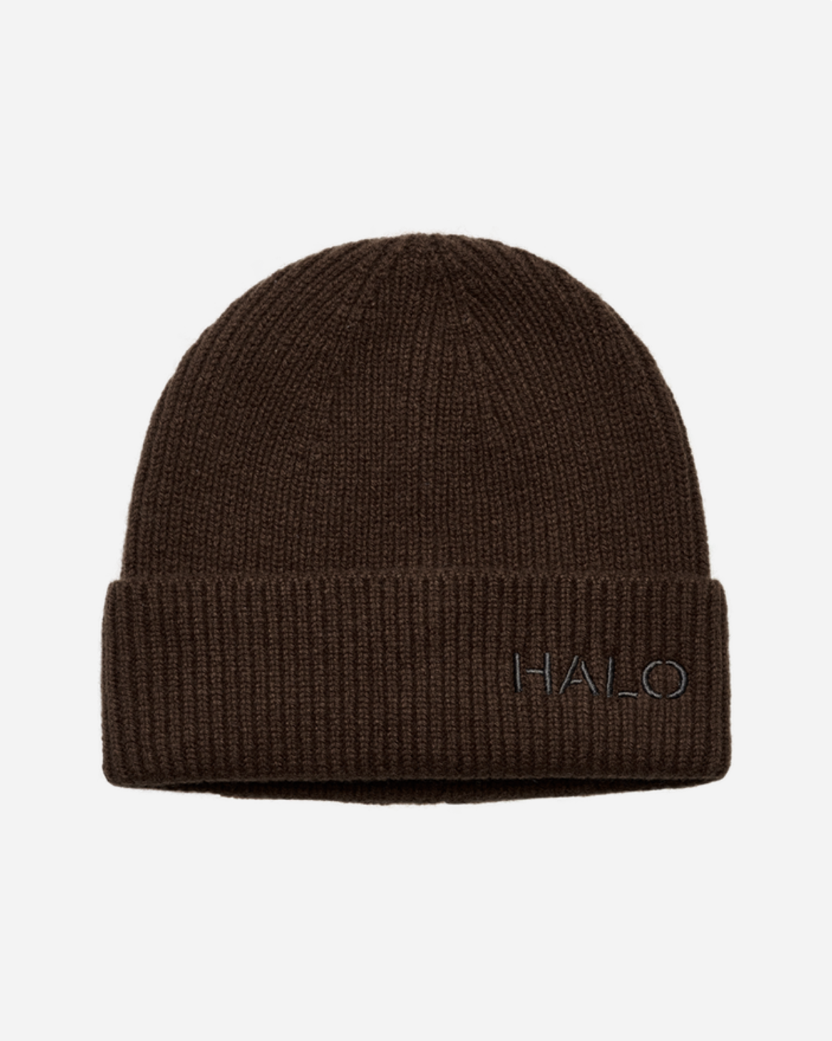 Halo Wool Rib Beanie - Bracken