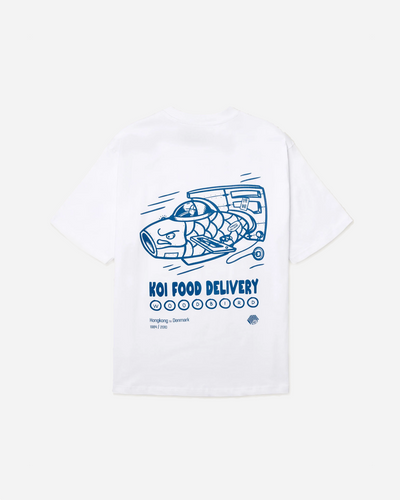 Baine Koi Delivery Tee - White