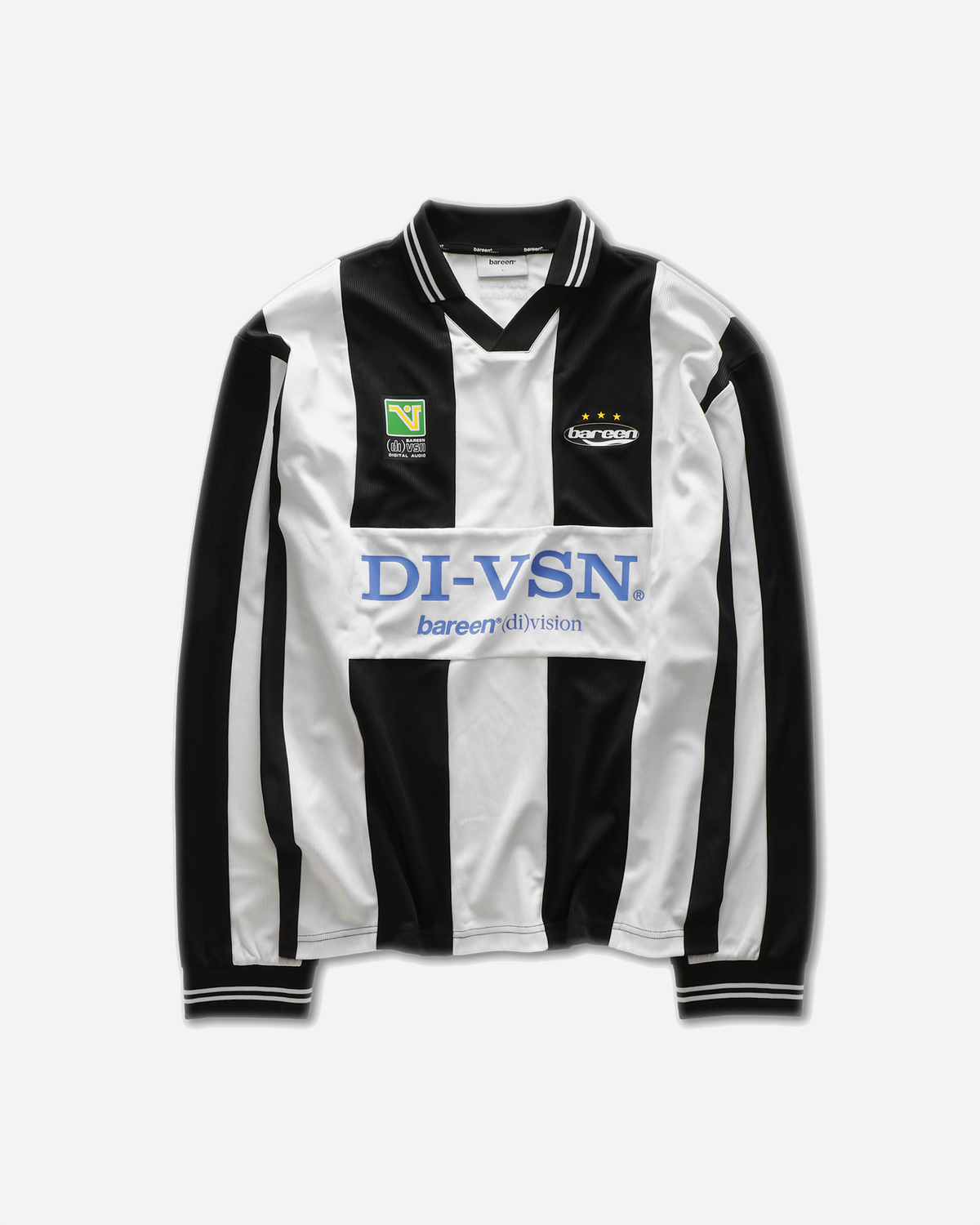 Bareen x (di)vision Football jersey longsleeve - Black/White