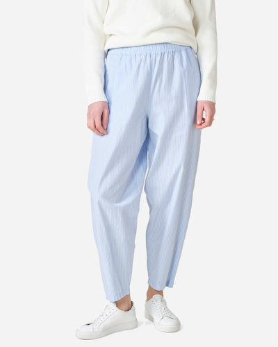 Aya stripe pants - Light blue