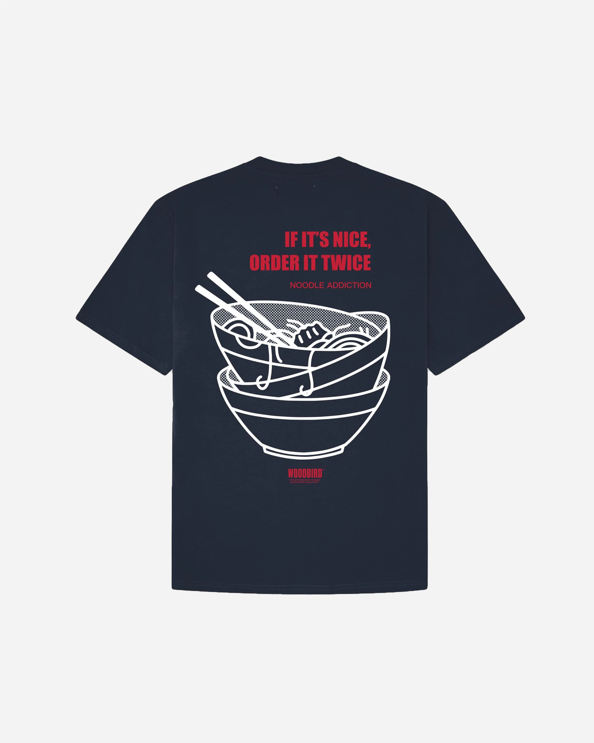 Baine Noodle Tee - Navy