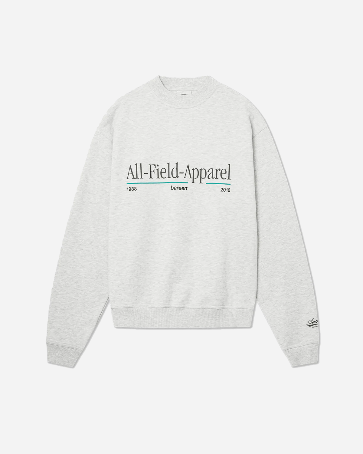Oversized Crewneck - All-Field-Apparel - Cloudy Grey