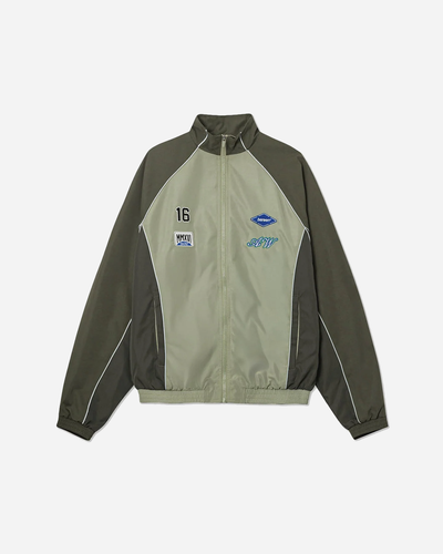 Oversized Track Jacket Two-Tone - Laurel Oak