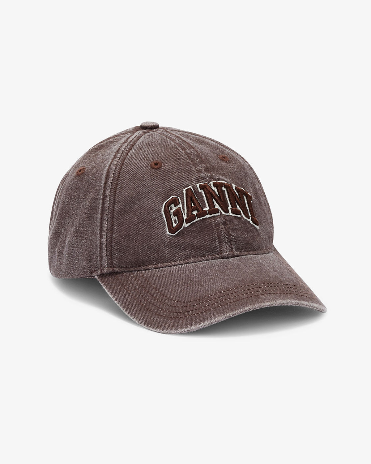 Washed Cotton Canvas Cap - Chocolate Plum
