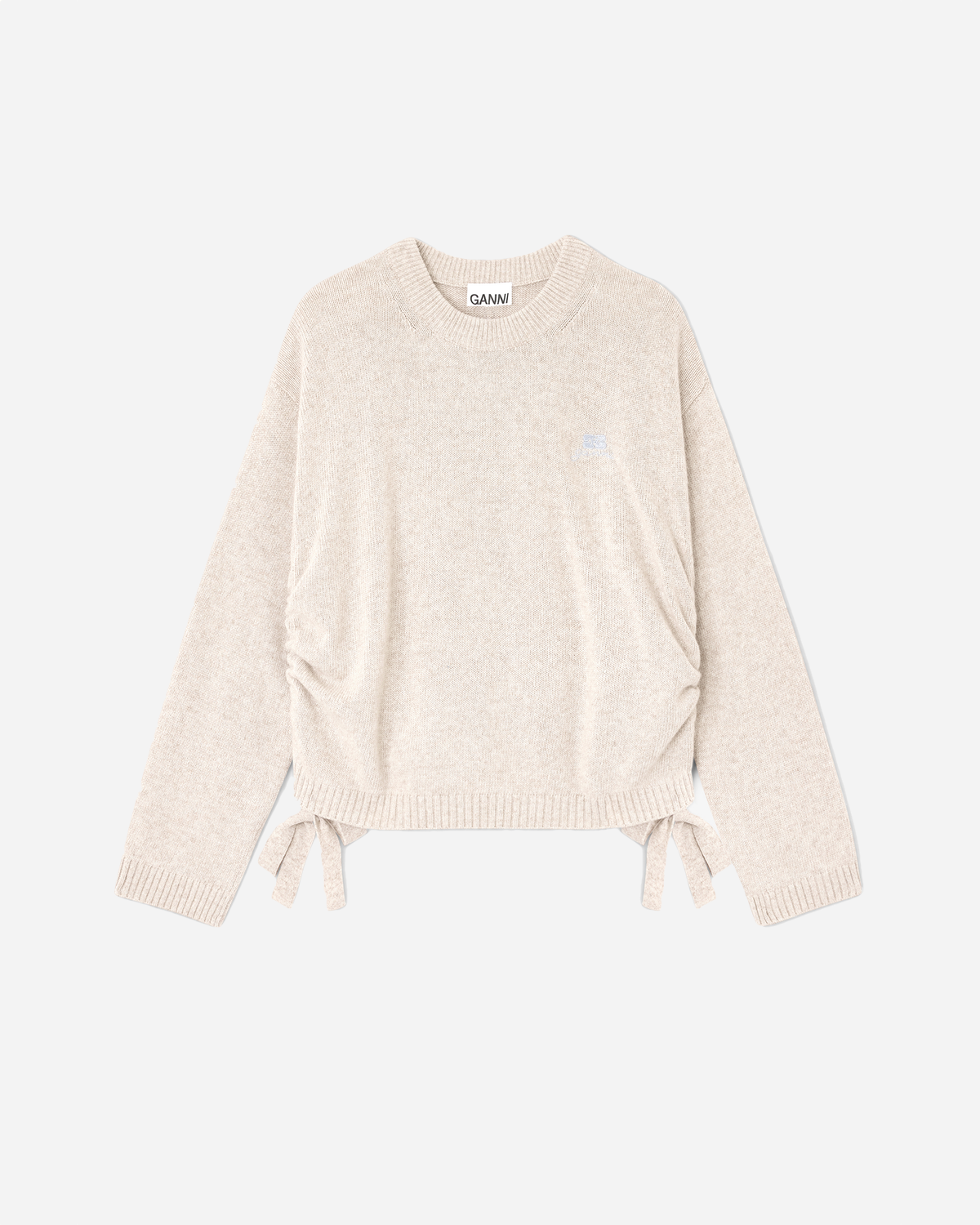 Future Wool Mix Oversized O-neck - Sand
