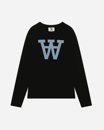 Tay Aa Lambswool Jumper - Black Coffee