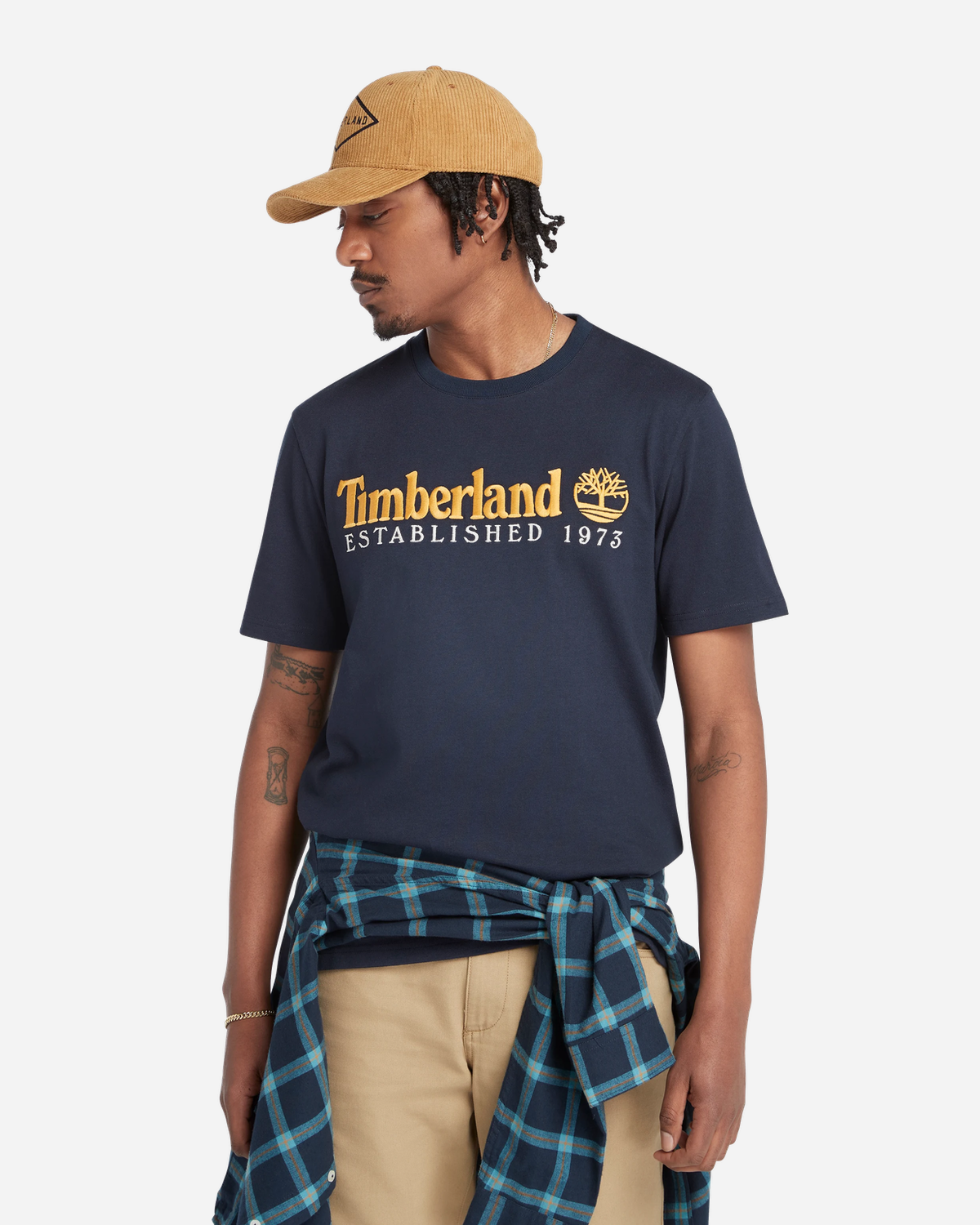 1973 Embroidery Logo Tee - Dark Sapphire