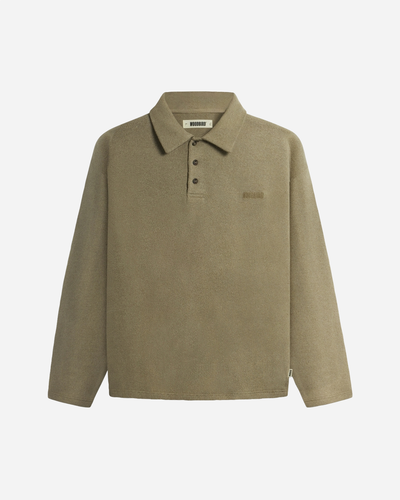 Tom Knitted Polo - Khaki