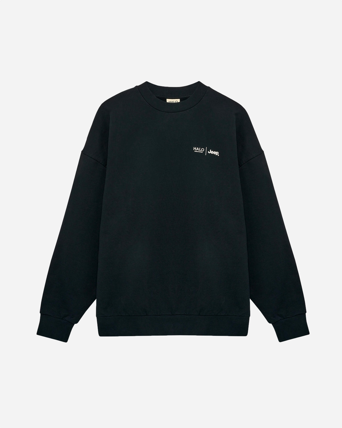 HALO Jeep Boxy Graphic Crew - Black