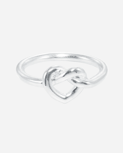 Tied Heart Ring - Sølv