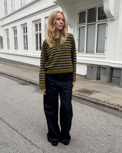 Cori - Ivy Green Stripe