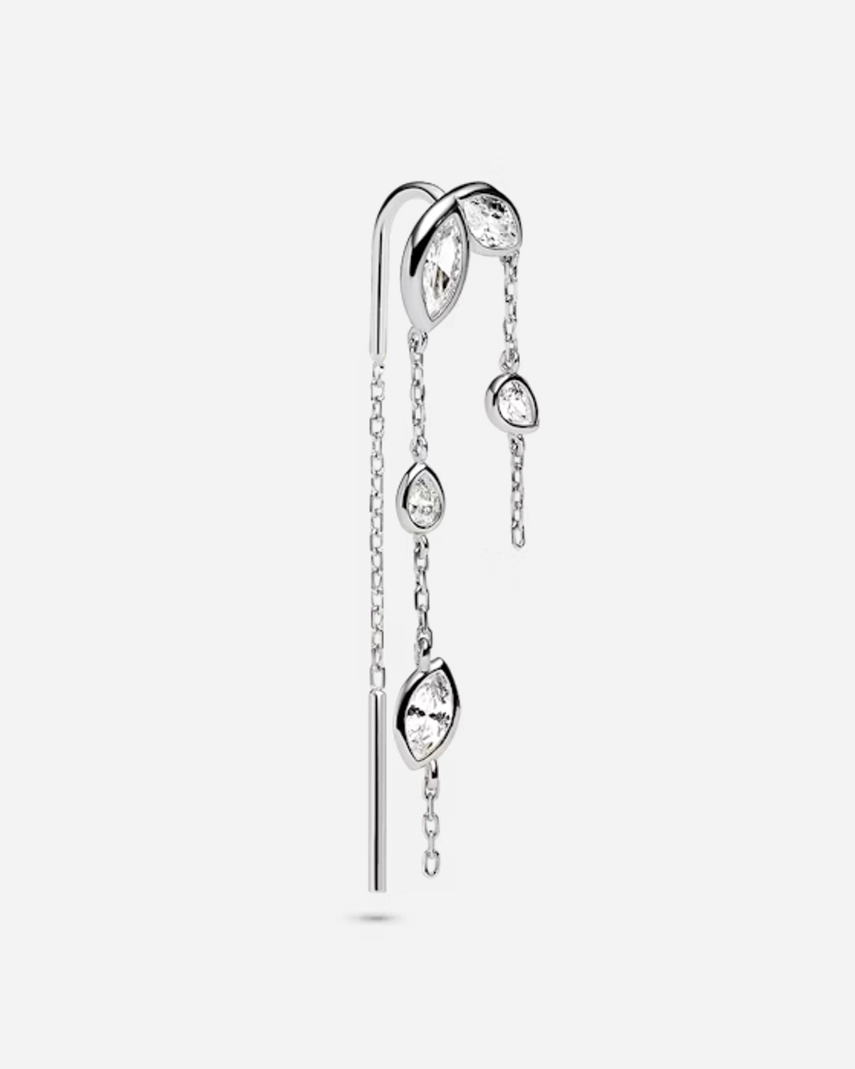 Swift Earring 03 Left  - Silver