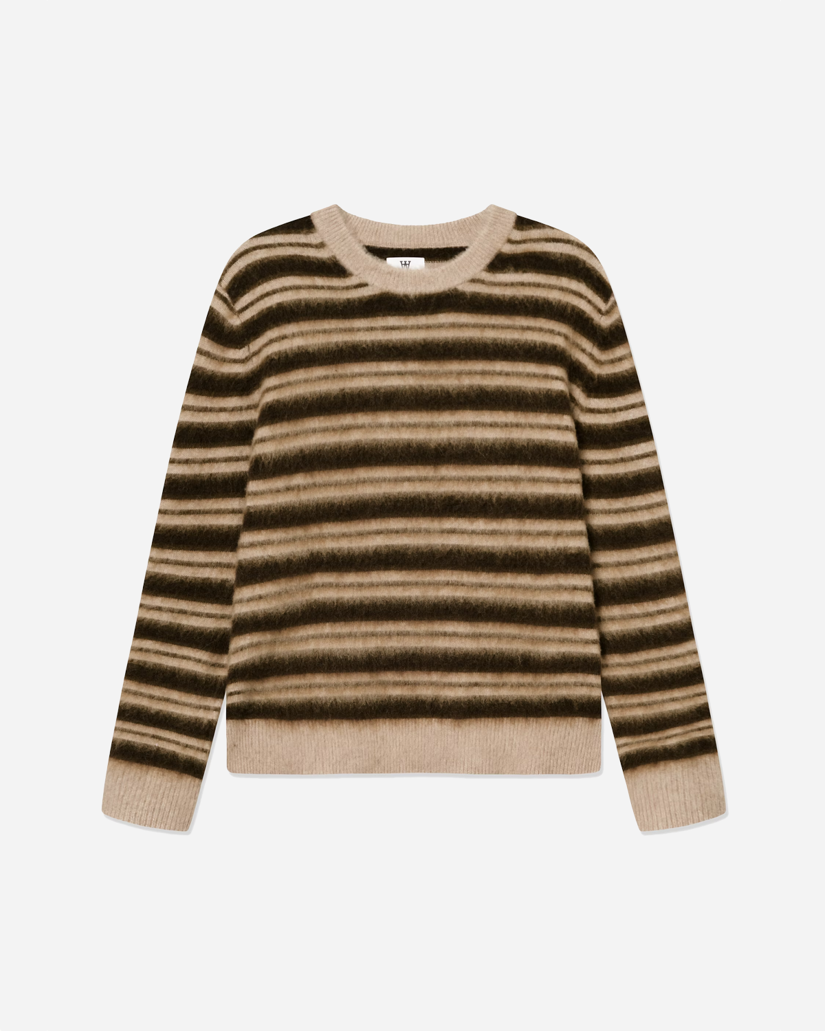 WWEnker Crewneck - Greige stripe