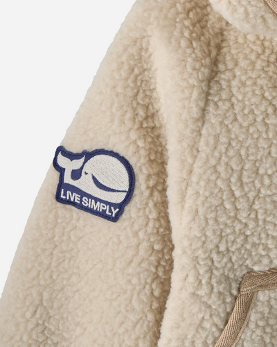 Baby Retro Pile Fleece Jacket - Dark Natural