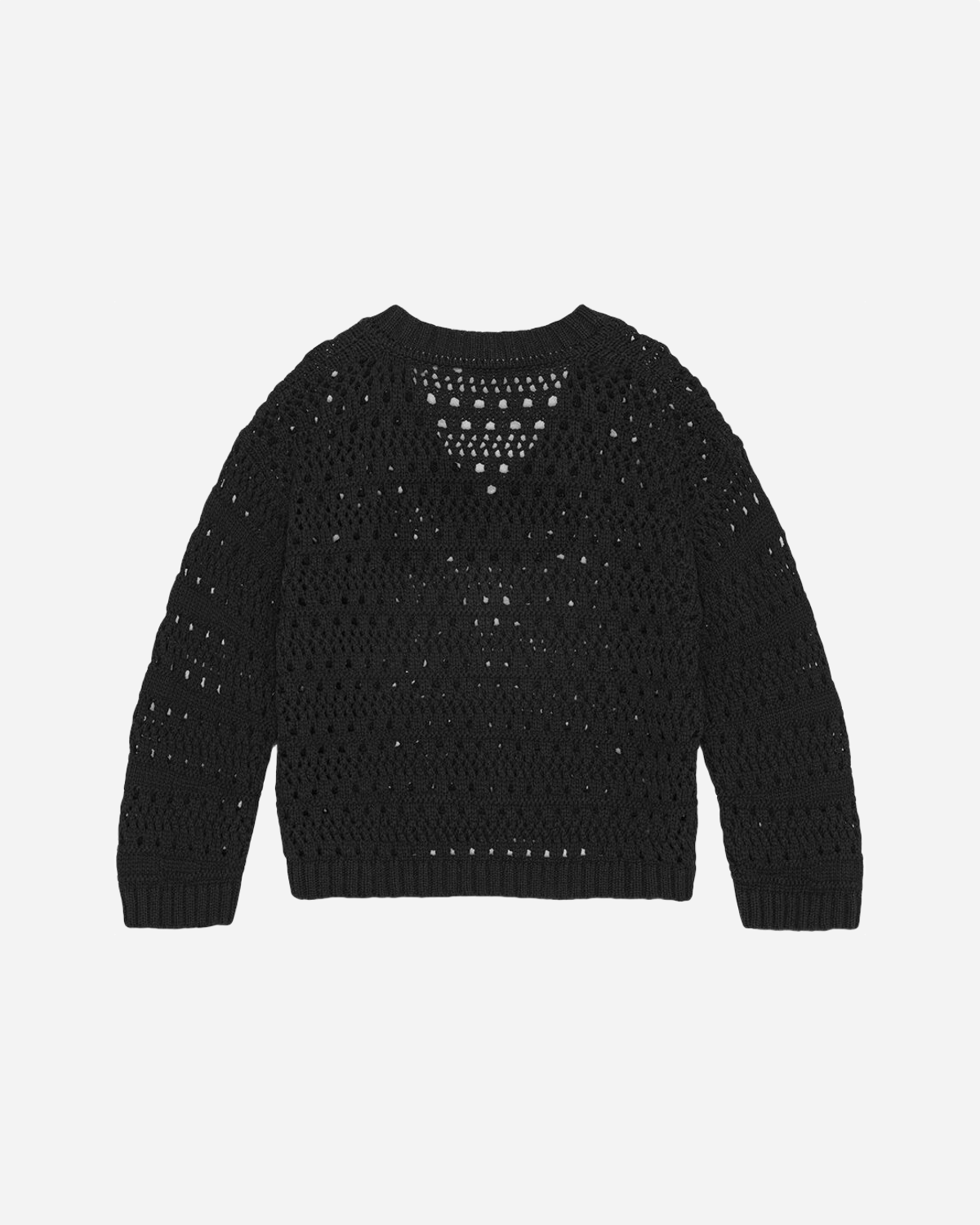 Cotton Mix V-neck - Black