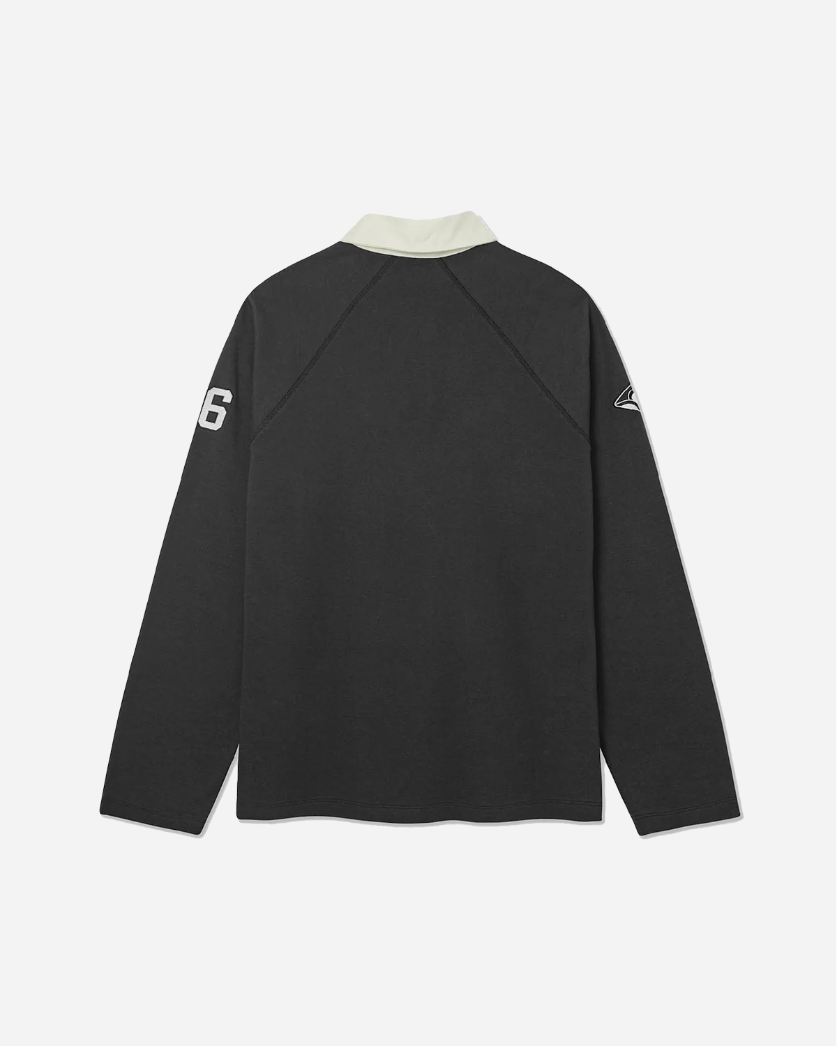 Oversized Polo Long Sleeve - Black