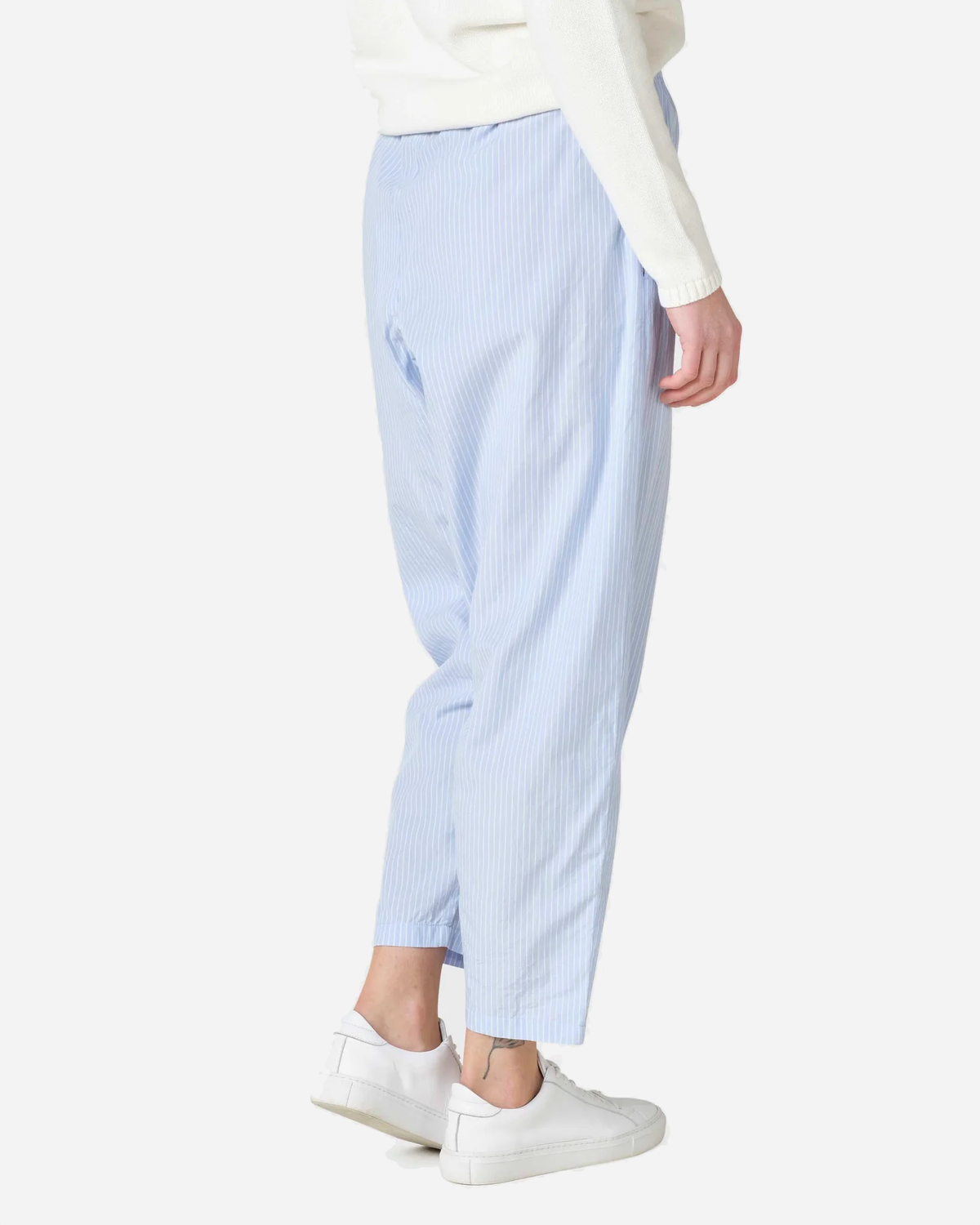 Aya stripe pants - Light blue