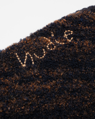 Gurra Boucle Sweater - Navy/Orange