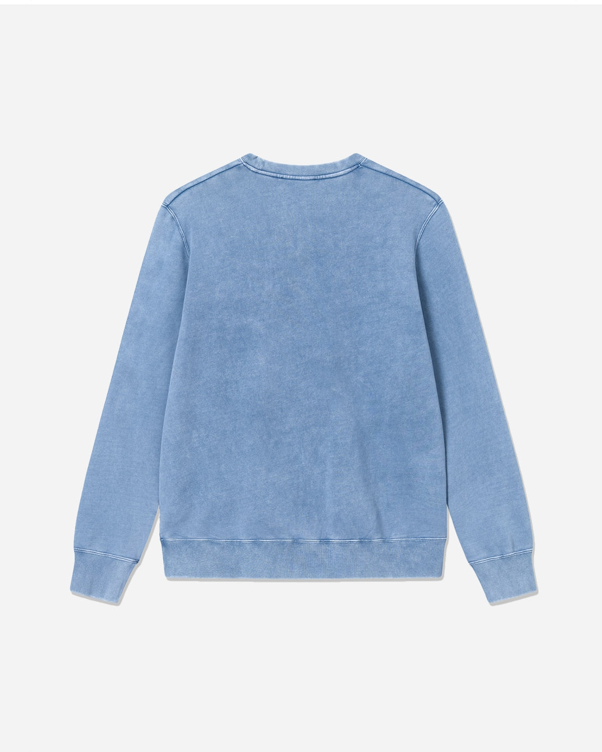 Hugh Embossed Sweatshirt - Dark Blue - WOOD WOOD - Munkstore.dk