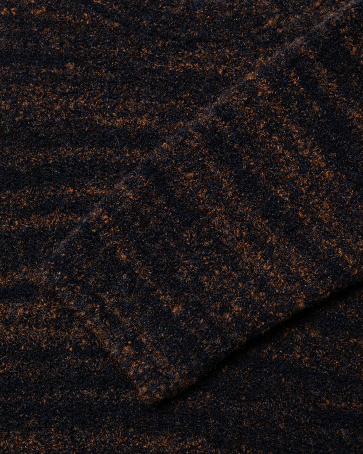 Gurra Boucle Sweater - Navy/Orange