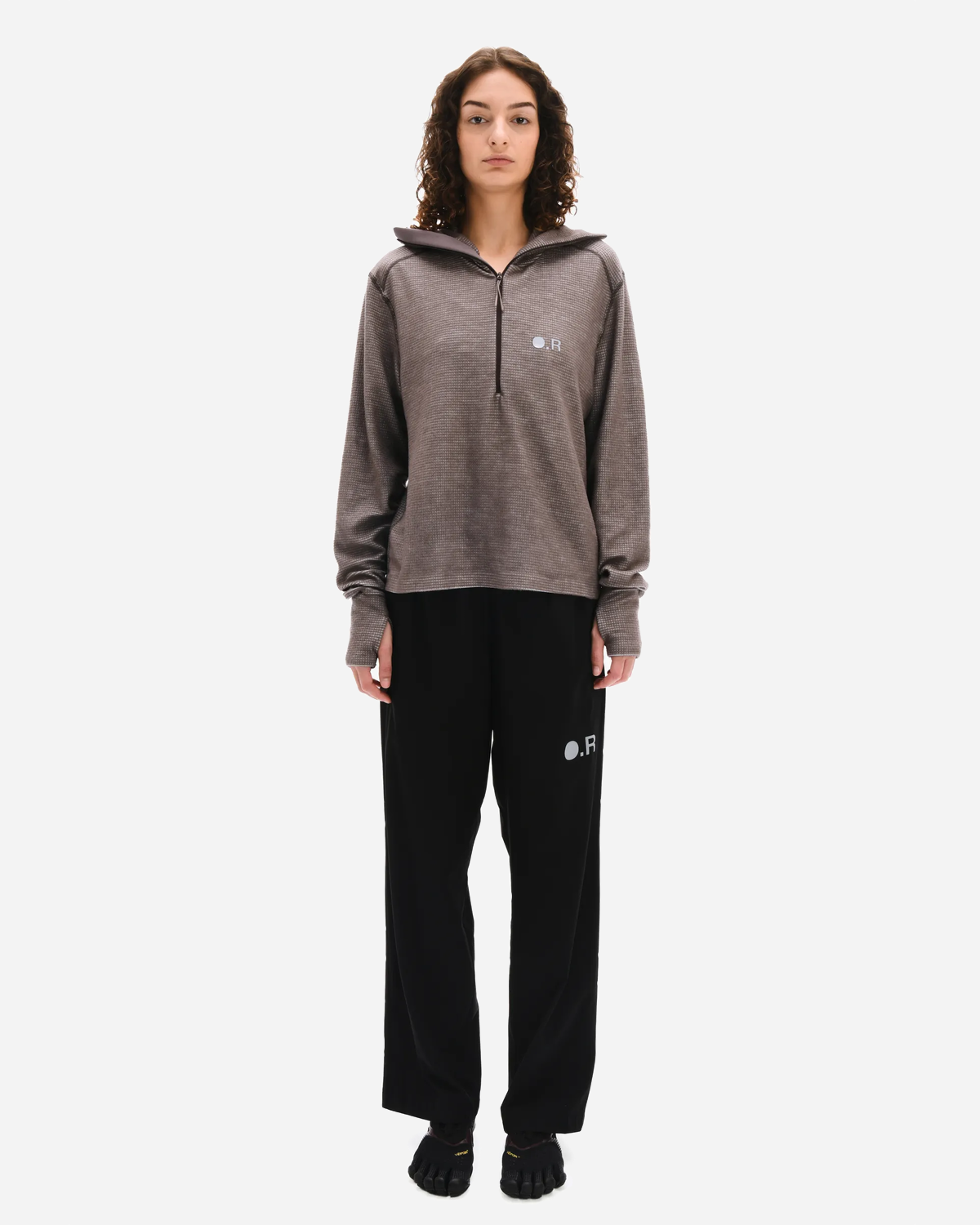 Merino Balaclava Hoodie - Brown