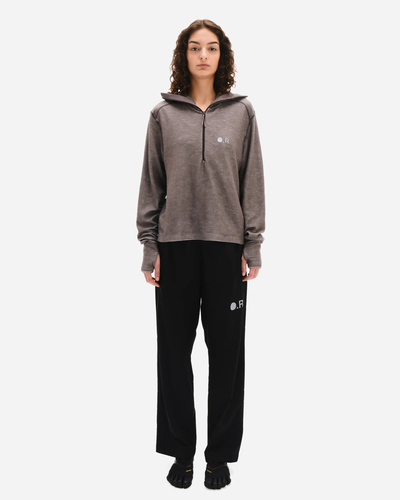 Merino Balaclava Hoodie - Brown