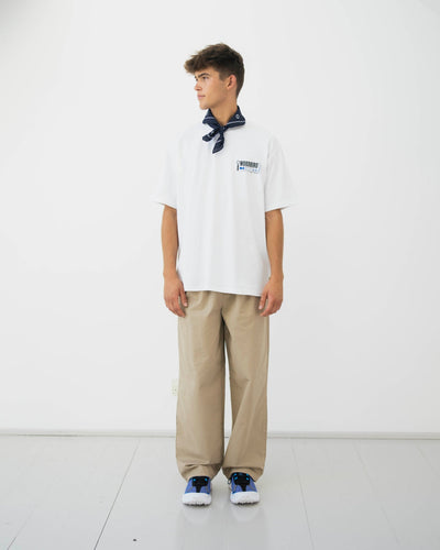Baine Train Tee - White