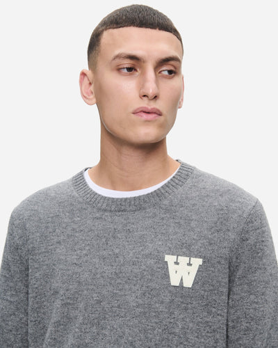 Tay L Pullover - Light Melange Grey