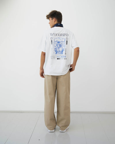 Baine Train Tee - White