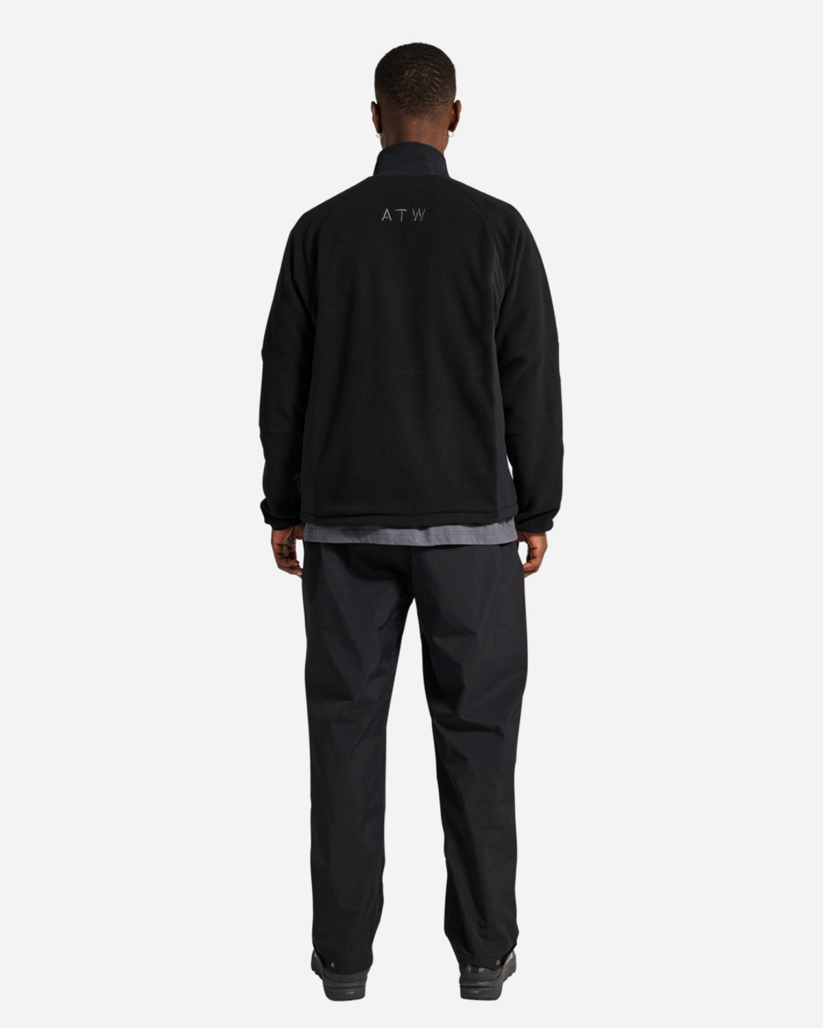 Halo Windproof Teddyfleece Jacket - Black