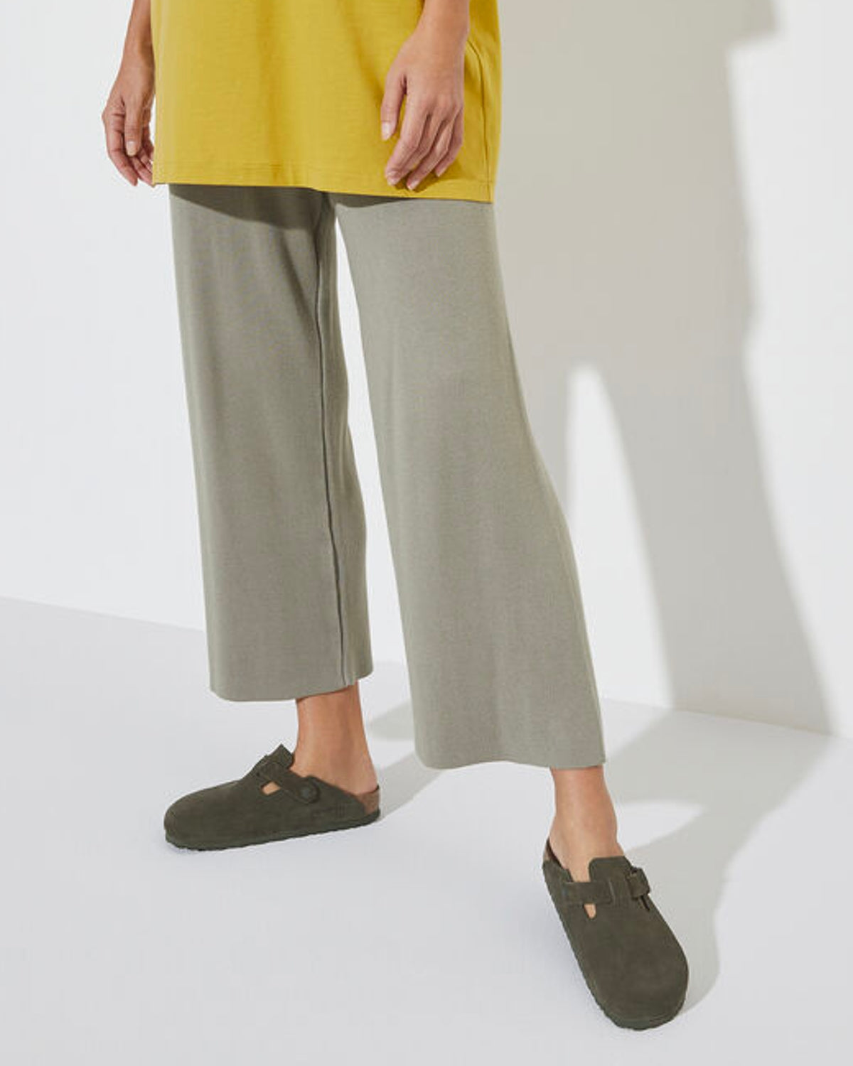 Boston Suede Leather Regular - Thyme