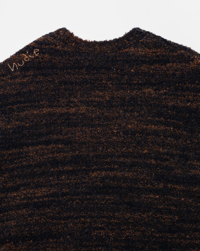 Gurra Boucle Sweater - Navy/Orange