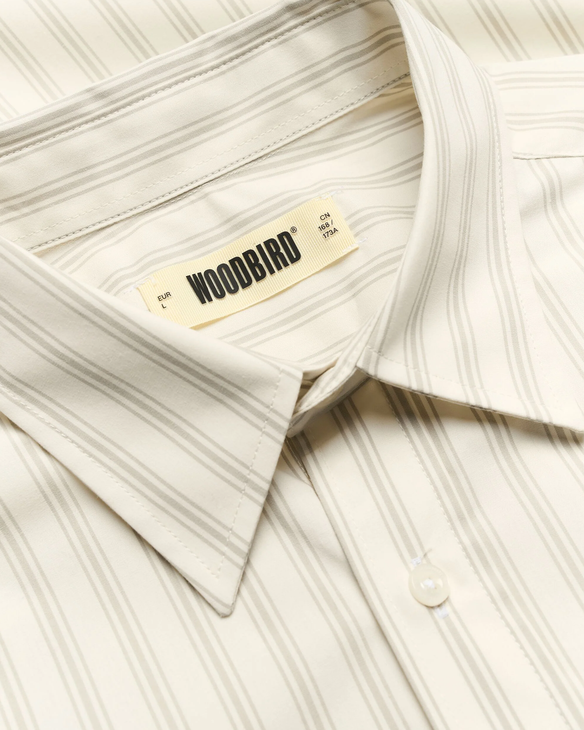 Buzo Pocket Shirt - Off White Stripe