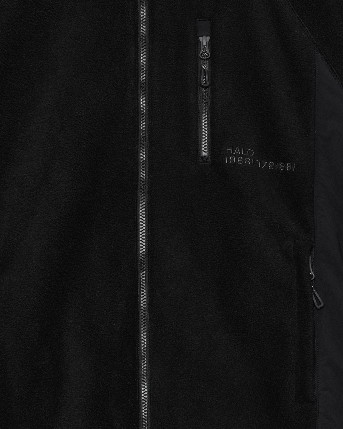 Halo Windproof Teddyfleece Jacket - Black