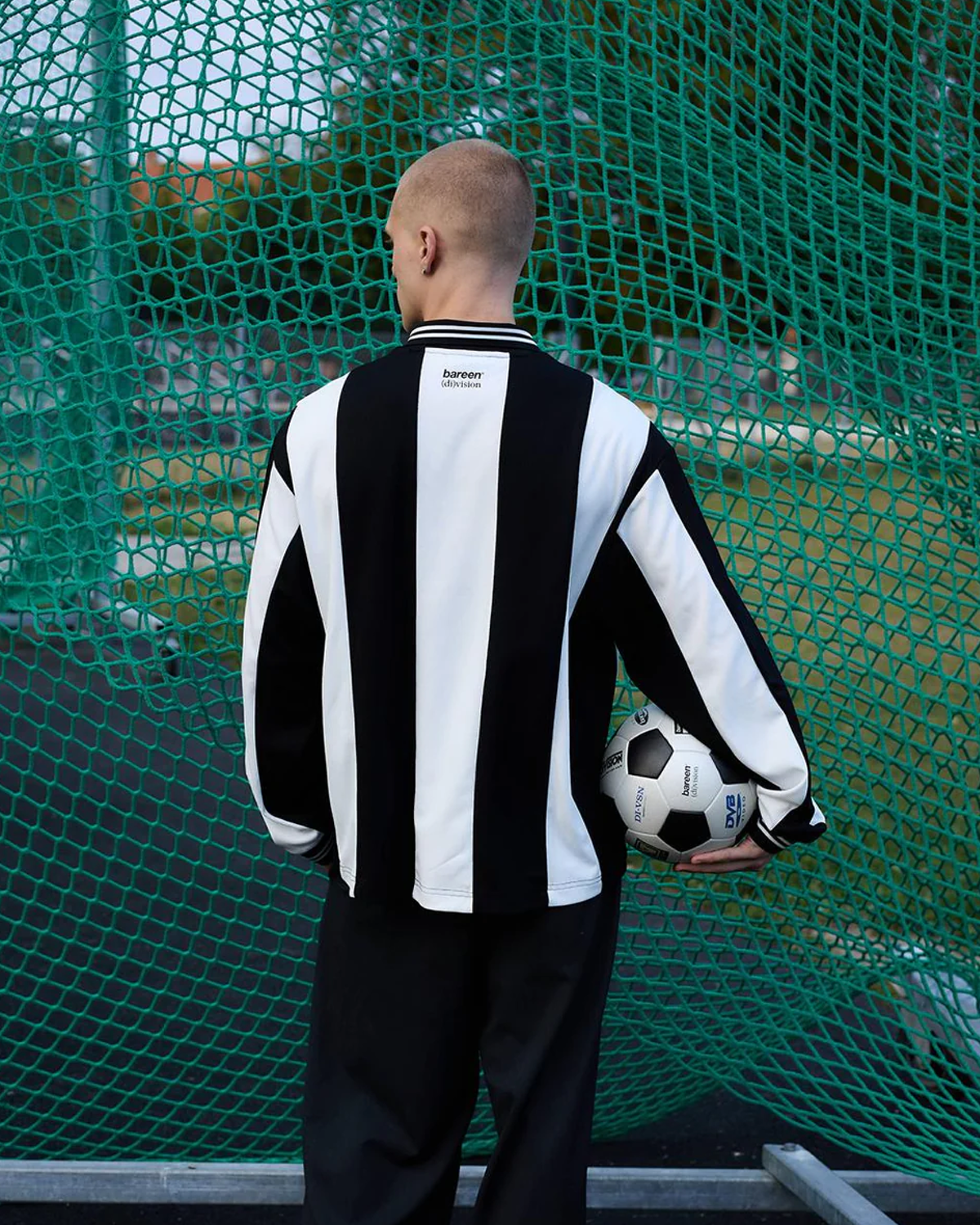Bareen x (di)vision Football jersey longsleeve - Black/White