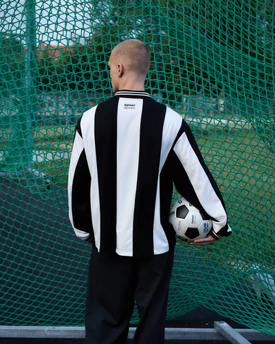 Bareen x (di)vision Football jersey longsleeve - Black/White