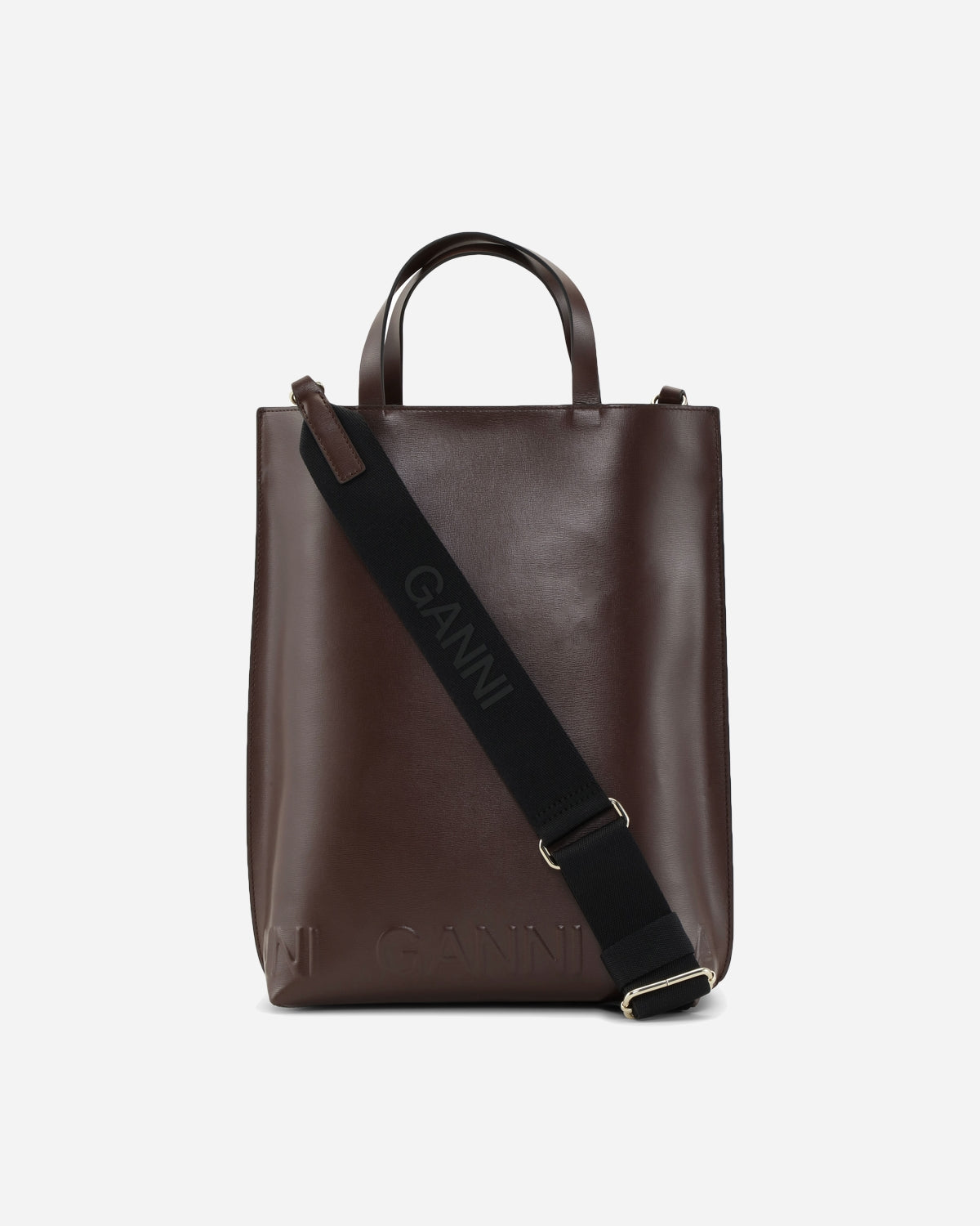 Banner Medium Tote Strap - Chocolate Fondant