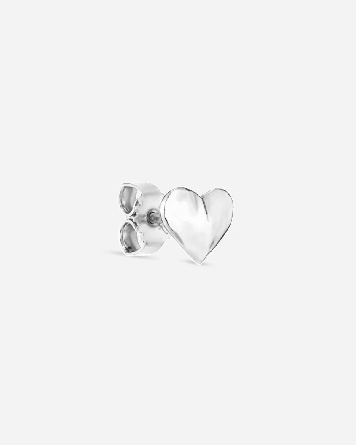 Bruised Heart Stud - Sterling Sølv