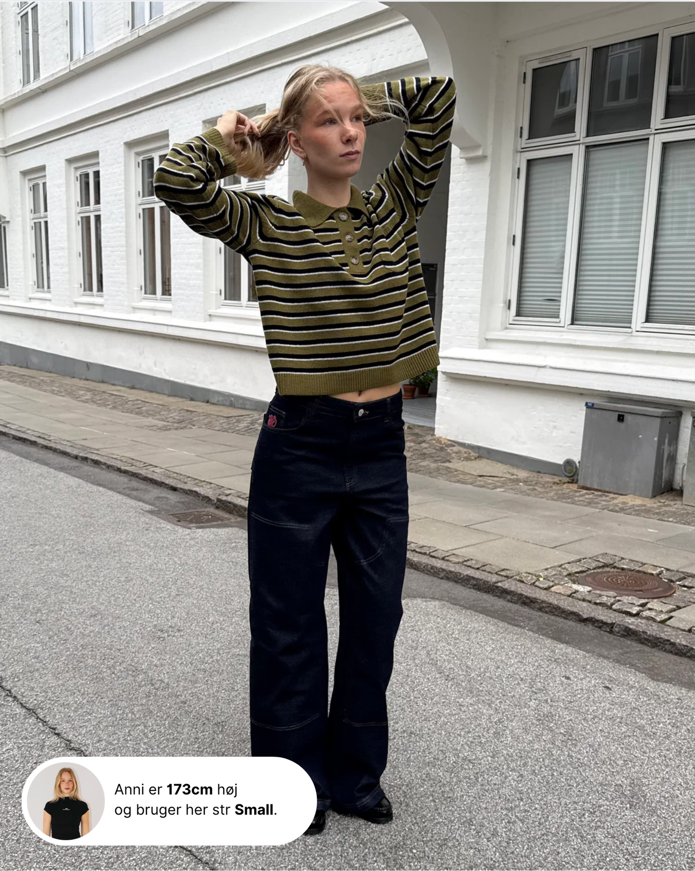 Cori - Ivy Green Stripe