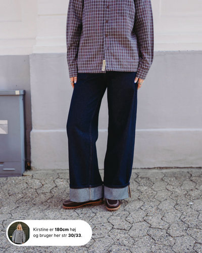 Noel Fold Jeans - Raw Blue