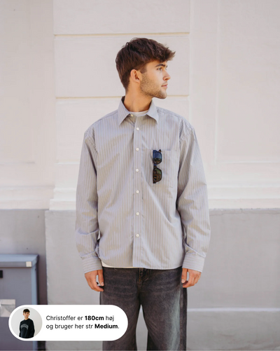 Buzo Striped Shirt - Light Blue