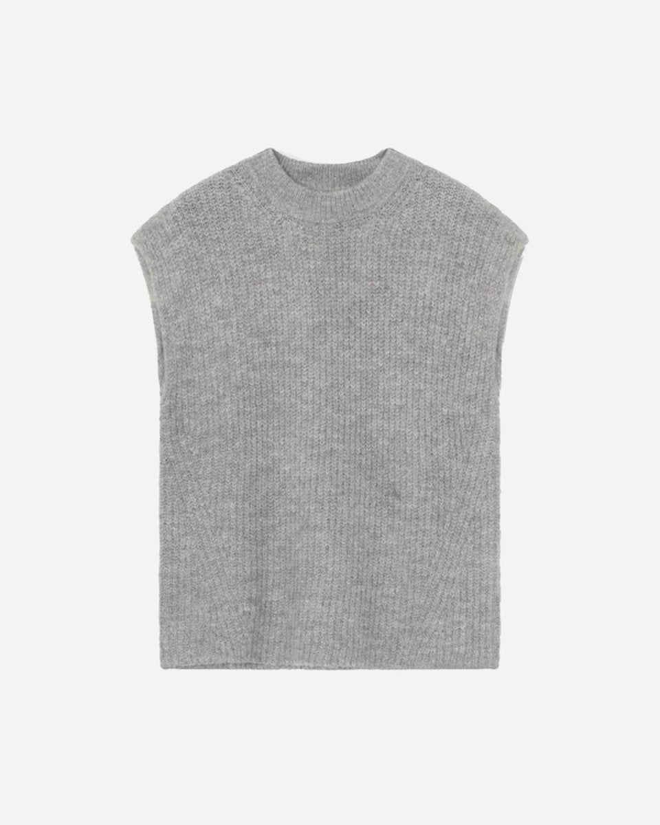 Amora Knit - Light Grey - Résumé - Munkstore.dk