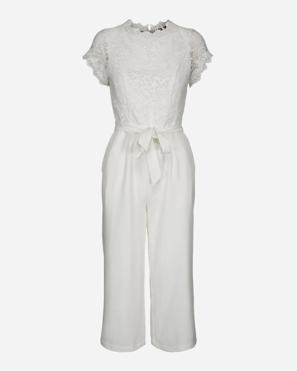 Andrea jumpsuit - Cloud Dancer - White and More - Munkstore.dk