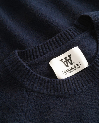 Asta lambswool jumper - Navy - Munk Store