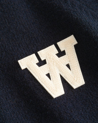 Asta lambswool jumper - Navy - Munk Store