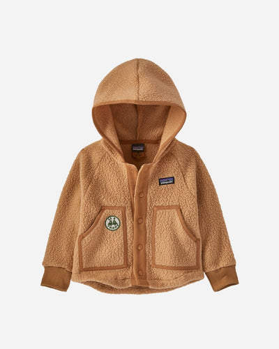 Baby Retro Pile Jacket - Dark Camel - Munk Store