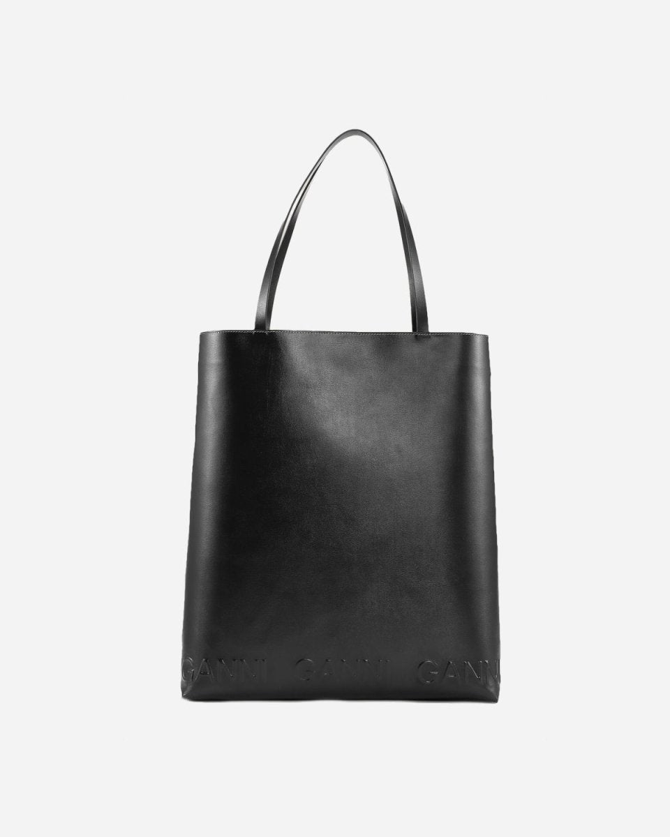 Banner Large Tote - Black - Munk Store