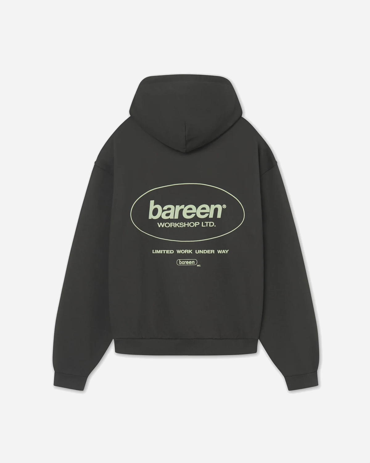 Boba Oversize Hoodie Full Zip - Pirate Black